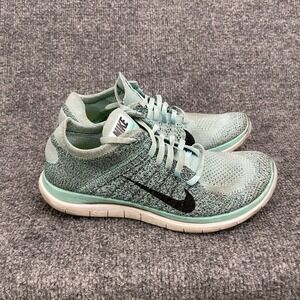 Nike 4.0 Flyknit Shoes Women's Sz 7.5 Teal Blue 631050-403